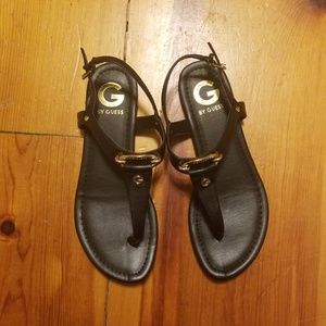 G by Guess Black Sandals Size 7.5